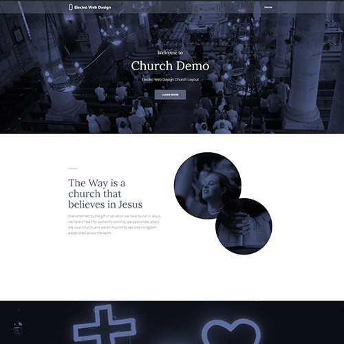 website design for churches south africa