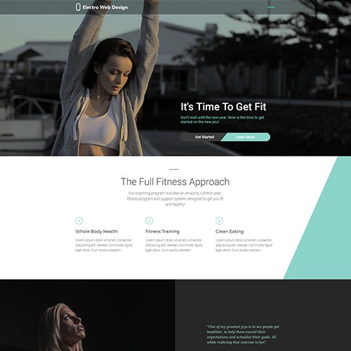 fitness web design south africa cape town